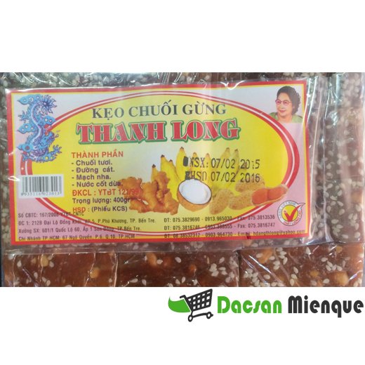 KẸO CHUỐI GỪNG