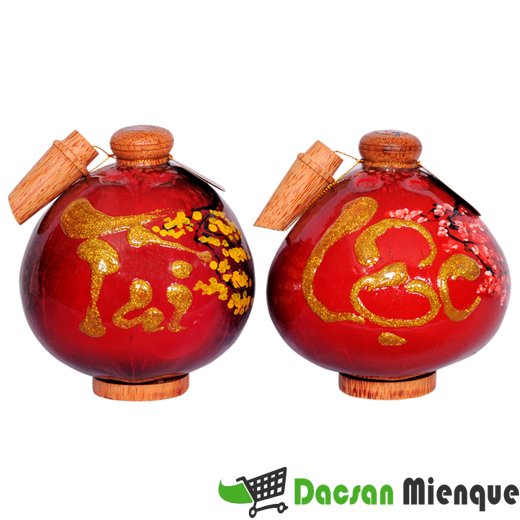 RƯỢU DỪA (LOẠI VẼ HOA VĂN)